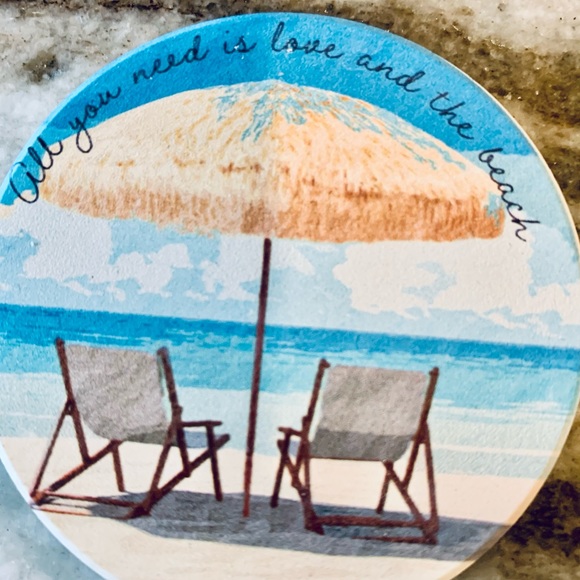 ❗️All You Need Is Love & Beach Coaster/ Decor - Picture 2 of 4